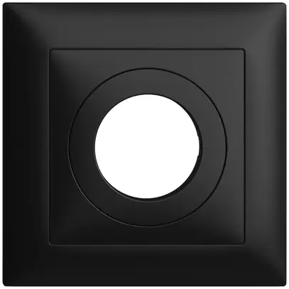 Kit frontale INC EDIZIOdue nero 88×88mm per interr.a chiave 