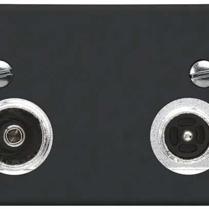 Prise d'antenne FLF Hager R-TV 14dB 2GHz noir 