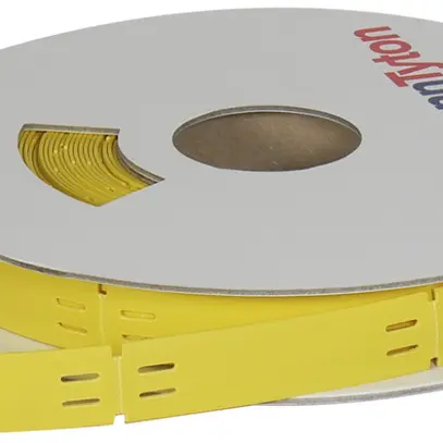 Etichette d'identificazione AWAG HT 100×15mm 125 pezz./rotolo giallo 