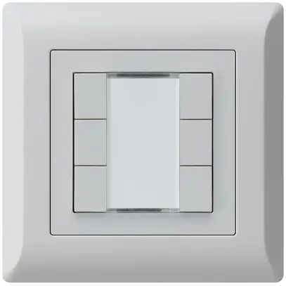 UP-Taster kallysto.line KNX 6×s/e-link hellgrau 