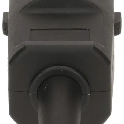 Fiche mobile Schuko MAX HAURI L+N+PE 16A 250V 0.75…1.5mm² noir 