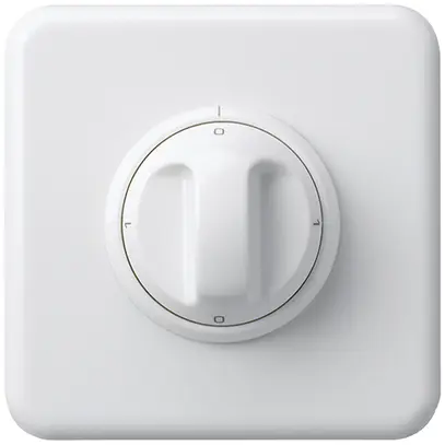 Interruttore rotativo INC basico 0/1L bianco 