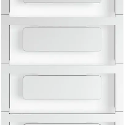 Marqueur d'appareil Weidmüller MultiCard CC auto-adhésive 15×49mm PA66 gris 