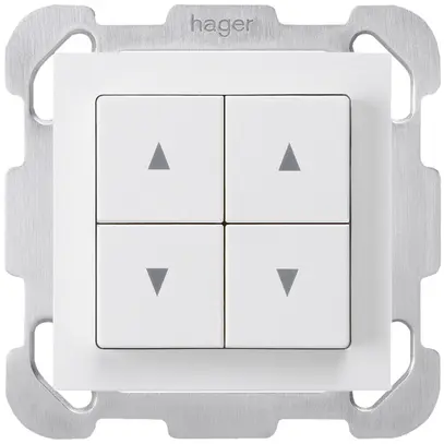 Interruttore per tappar.INC kallysto B bianco con 4 tasti 