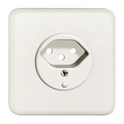 UP-Frontset FH 1×T13 weiss 86×86mm mit Linse 