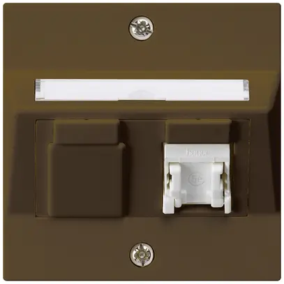 Kit de montage ENC kallysto A cat.5e 1RJ45/u brun 