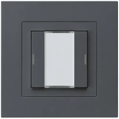 Poussoir ENC kallysto.pro KNX 2×LED RGB s/e-link anthracite 