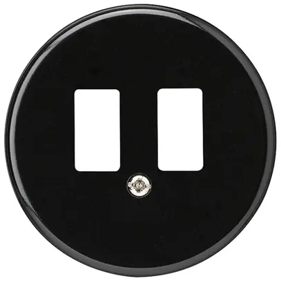 Disque frontal basico H pour prise de charge USB noir 