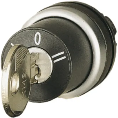 Pulsante a chiave ETN RMQ 3 per I-O-II permanente sz, Ring chr 