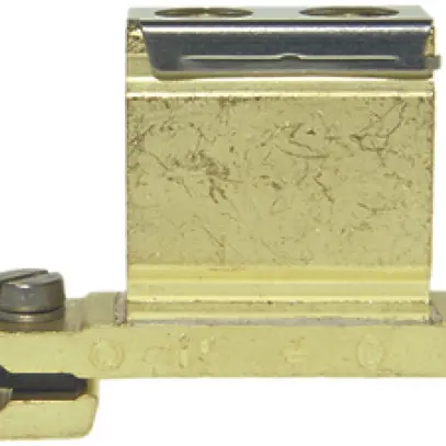 Borne de terre joignable Woertz 6…16mm² raccordement à vis 1×1 rail DIN 35mm 