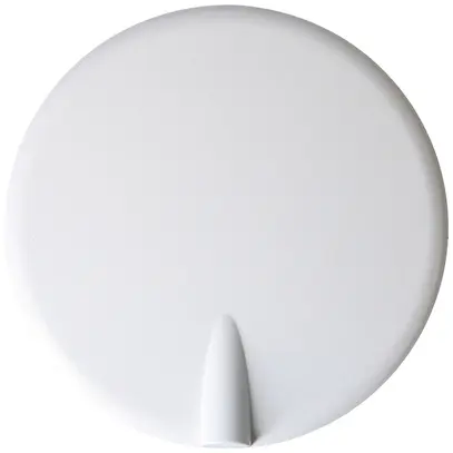 Rosace de plafond MH clips à ressort+entrée enfichable Ø98×9mm blanc 