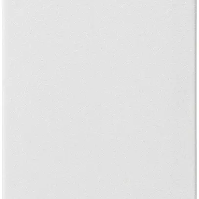 Placca di chiusura Hager FLF 3/5 con molle plastica per ritaglio metallo bianco 