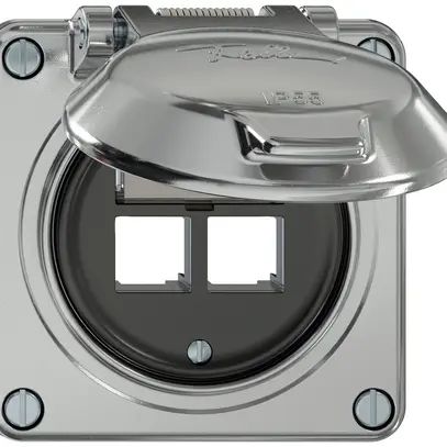 Kit di montaggio Feller ELEMENT SNAPFIX® EASYNET 2×diritto 87×91mm all 