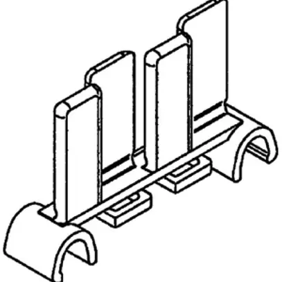 Bullone di separazione Lanz h=60mm materia sintetica 
