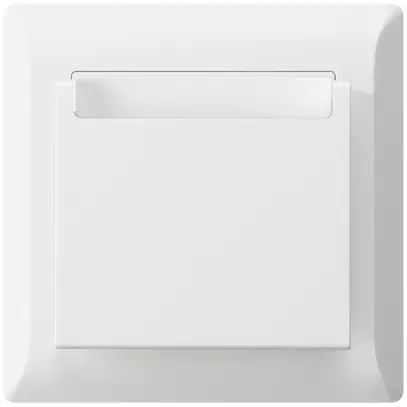 Interrupteur Hotelcard ENC kallysto.line 1L blanc 