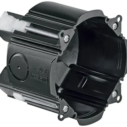Boîte pour paroi creuse HSB Weibel Ideal Ø73×66mm 1×1 sans halogène noir 