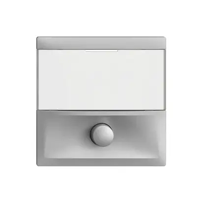 Tasto con porta-etichetta EDIZIOdue silver 