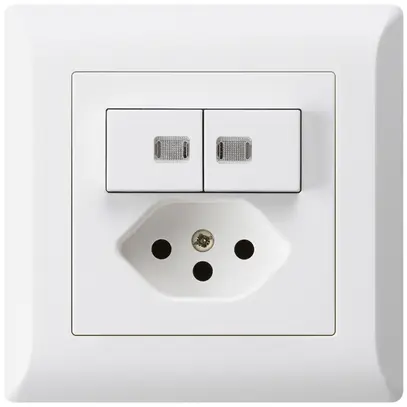 Combinaison lumineuse ENC 3/1P+A-R+T13 blanc kallysto.line 2 lentilles 