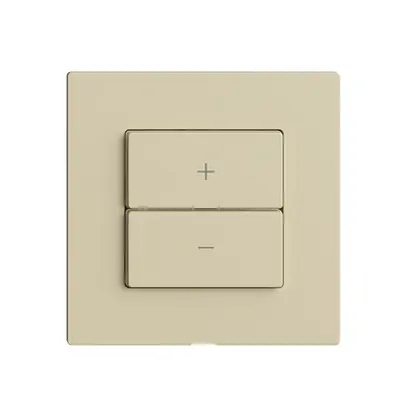 Commande pour variateur 1K/2T Edue Wiser vanille 