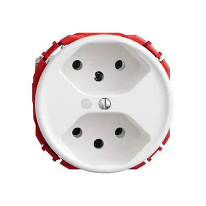 Presa STANDARDdue SNAPFIX® 2×T13 con LED bi 