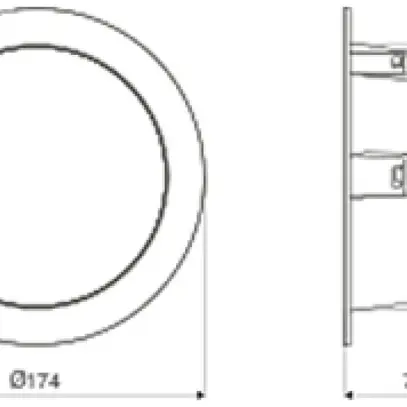 Downlight LED Steinel RS PRO DL 150 HF 10.8W 1137lm 830/840/857 VAR 