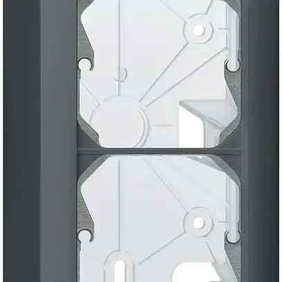 Intestazione AP kallysto 2×1 antracite 