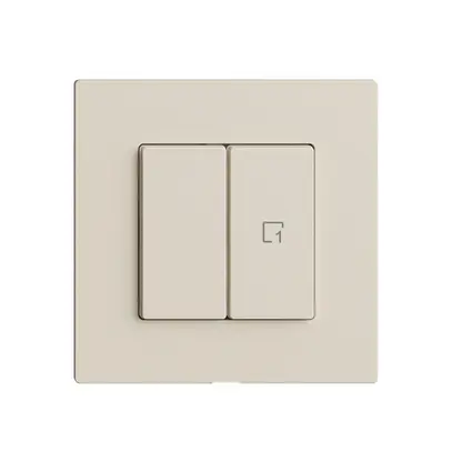 Commande pour interrupteur 1c scène/2t Edue Wiser crema 