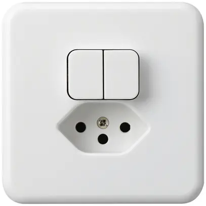 Combinaison ENC basico 2×A-R/1L+type 13 blanc pour BOMI 