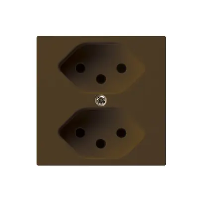 UP-Steckdose kallysto 2×T13 braun 