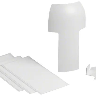 Raccordo Hager per SL20080 bianco puro 