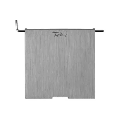 Coperchio incernierato grd.III per PMK 120×120mm ottone nichelato 