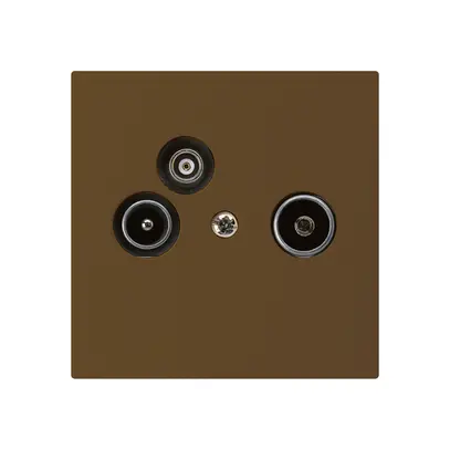 Prise d'antenne ENC R/TV-données kallysto A 19dB brun 