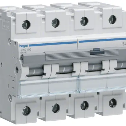 Disgiuntore Hager MCB 4P 400V tipo C 125A 6UM 