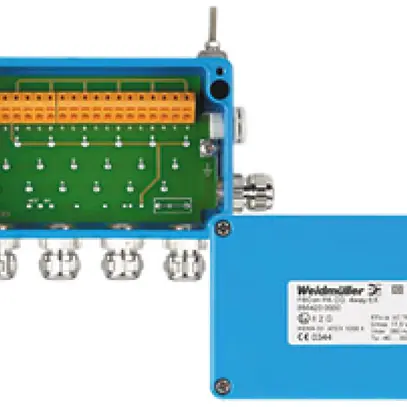 Distributore standard Weidmüller Profibus ATEX FBCon PA CG Ex 4 volte IP66 