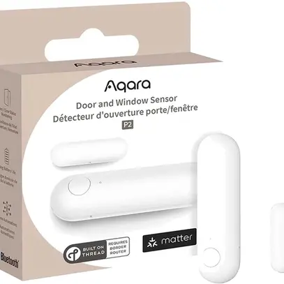Rilevatore di apertura RF Aqara DW-S02D Zigbee/Bluetooth 77×22×22mm bianco 