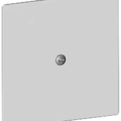 Placca frontale kallysto bianco per 60×60 per elemento di potenza supplementare 