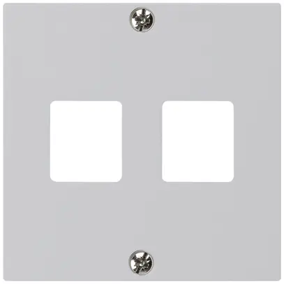 Plaque frontale HMS kallysto pour 2 modules gris clair 