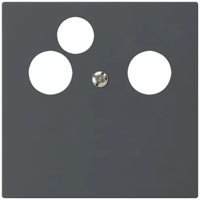 Placca frontale kallysto per R&M HWS antracite 3×coass.dati 