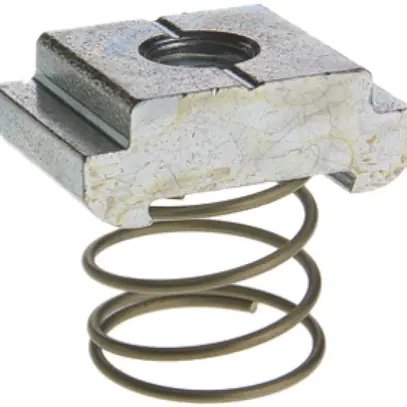 Plot d'ancrage Woertz, acier zingué, M8, avec ressort 