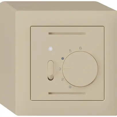 Thermostate d'ambiance AP kallysto beige avec interrupteur 
