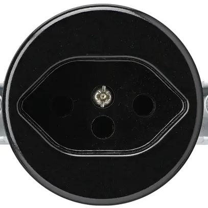 Inserto per presa INC basico tipo 13 nero senza prisabambini 