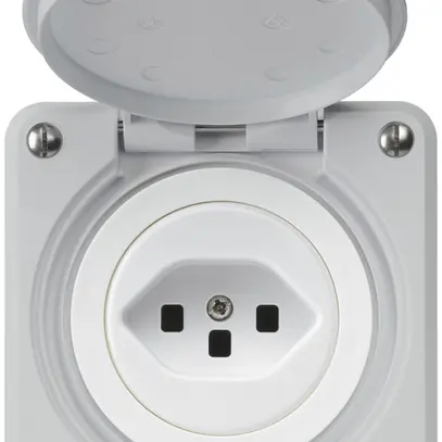 Prise ENC robusto C type 23 gris avec bornes à fiches 