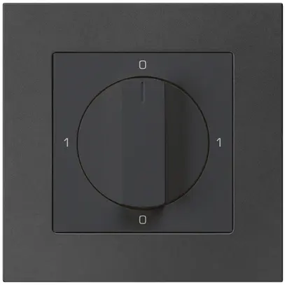 Interruttore rotativo INC kallysto.pro 0/1L nero con manopola 