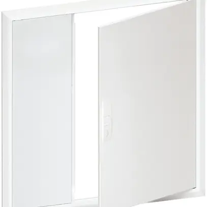 Cornice con porta Hager univers 853×853×10mm IP00 bianco per FW53U.. 