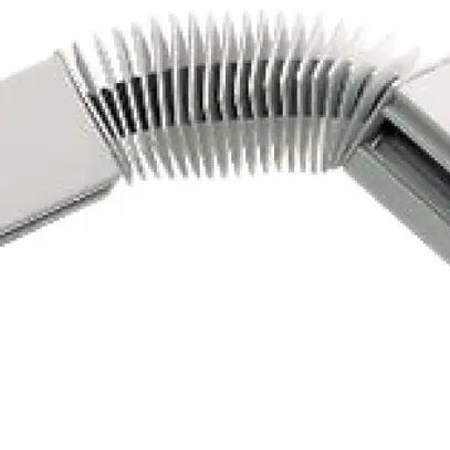 Raccordo a squadra flesargbile Lytespan 3, bianco 