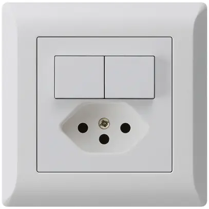 UP-Kombination 2×A-R/1P+T13 hellgrau kallysto.line mit Kinderschutz 