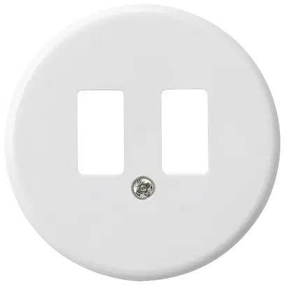 Disco frontale basico H per presa di carica USB bianco 