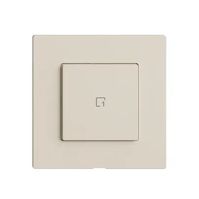 Abdeckset zu Szenentaster 1 Szene/1T Edue Wiser crema 