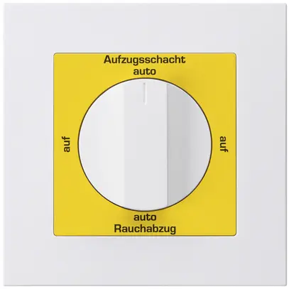 UP-Drehschalter kallysto.pro für Rauchabzug Text deutsch weiss 