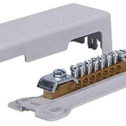 Potenzialausgleichschiene ELBRO 7×2.5…25mm², 1×30×4mm, 1×Ø8…10mm, 100A 